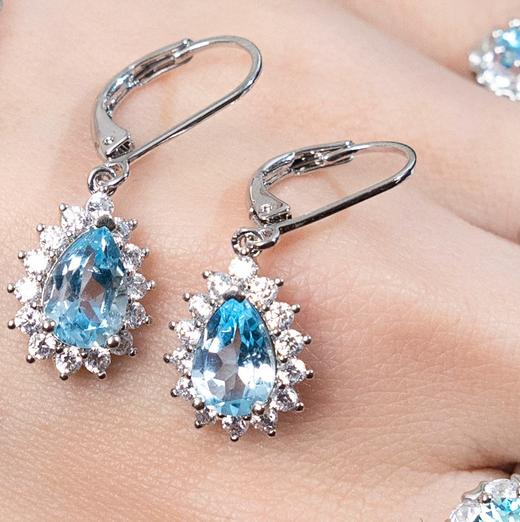 G.C珠宝 GLORY CASE豪镶大克拉彩色宝石系列 水晶托帕石gkzs【爆单3-5天发货】 商品图4