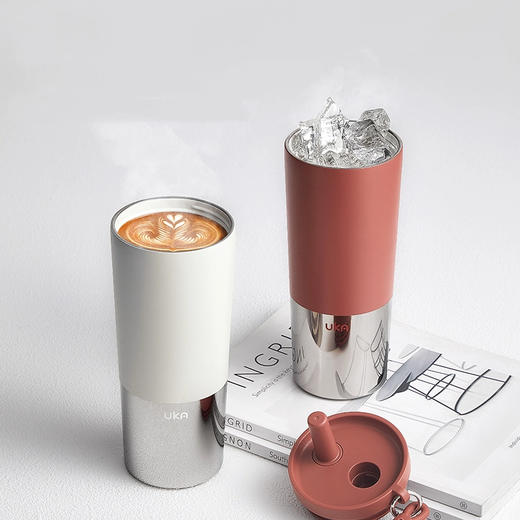 UKA 幻银保温杯/吸管杯|大容量装一次顶一天！保冷保热四季可用 商品图0