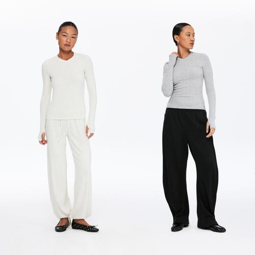 oneup小V领磨毛长袖 商品图4