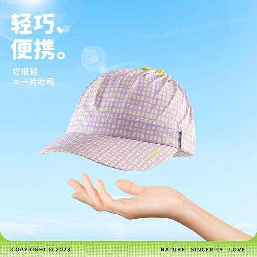 【品牌直发】Hugz mimi小众设计师系列 速干叠叠帽，🎁旅途的完美搭档❗️ 商品图3