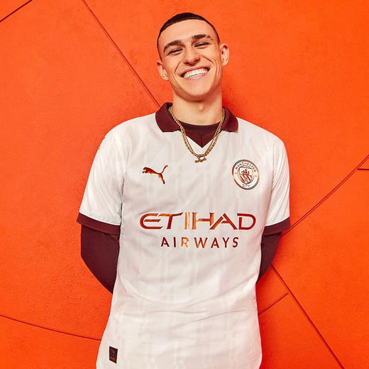 小李子PUMA彪马23-24赛季曼城客场球员版比赛球衣成人男770448 02 商品图1