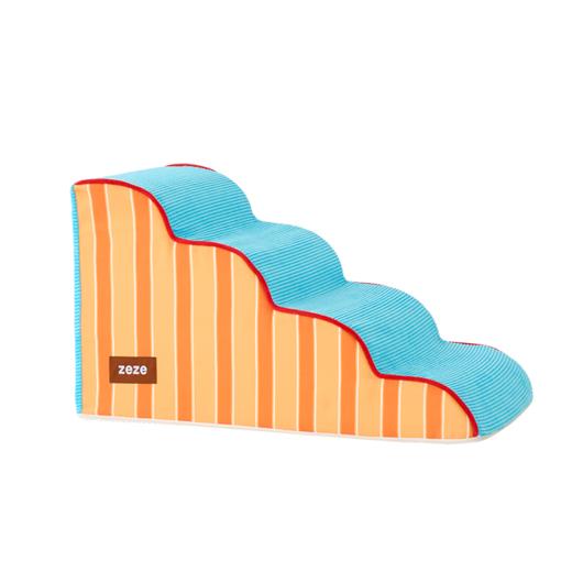 zeze加高复古条纹宠物楼梯（薄荷树莓）-B（包邮） 商品图6