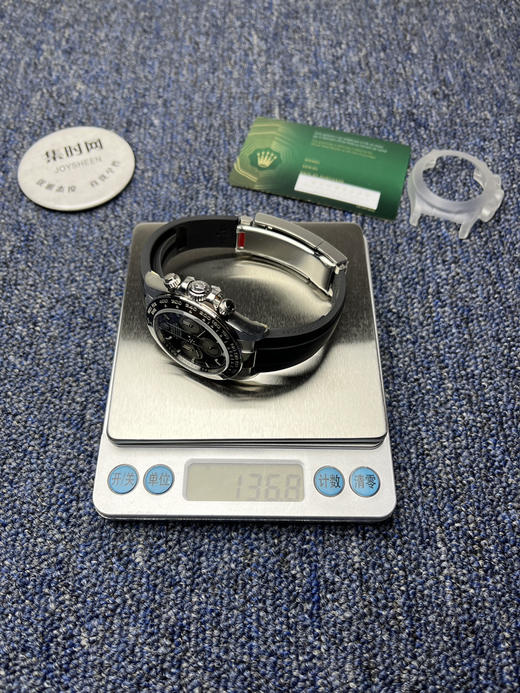 劳力士宇宙计型 VS迪通拿4131配重版 VS迪通拿黑胶迪4131 VS新款包边迪通拿黑盘 配重版 男士腕表 丹东4131机 商品图9