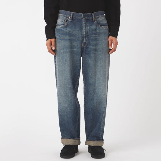 nanamica Selvage Denim Pants 男装宽松直筒水洗牛仔裤 商品图0