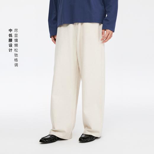 oneup莱赛尔亚麻直筒休闲裤 商品图1