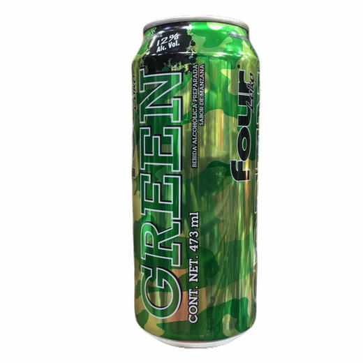 【超市】四洛克绿苹果味鸡尾酒473ml 商品图0