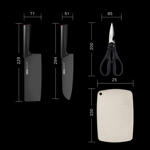 OOU  鹤系列四件套 商品图1