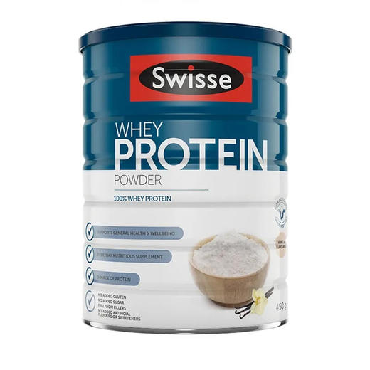 【超市】Swisse香草味乳清蛋白粉450g 商品图0