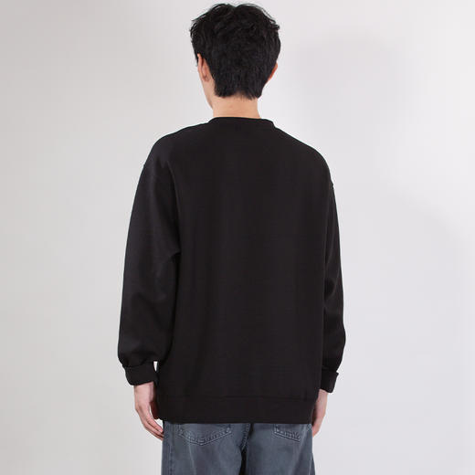 DRONKOO 2025 圆领左胸贴布小帽子中厚卫衣 商品图4