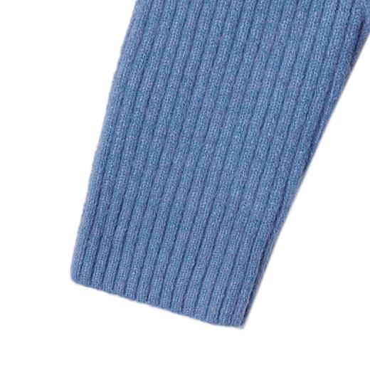 72500SDSA男士秋冬新款痞帅男装纯色polo领毛衣下摆流苏设计百搭针织衫 商品图4