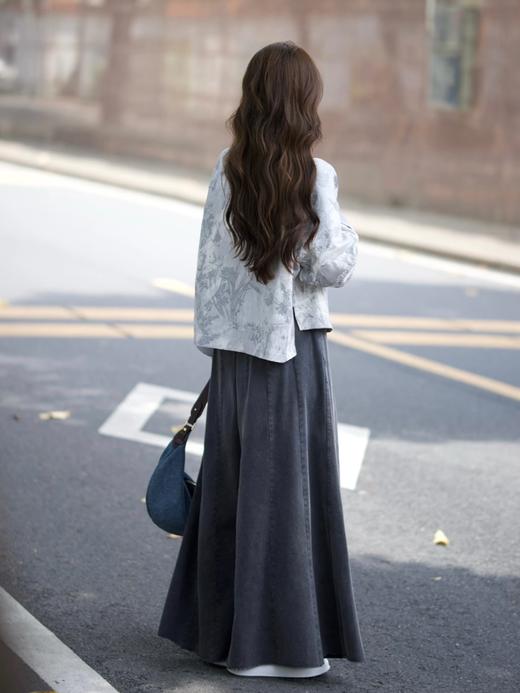 【百图lulu定制】【玉兰外套】新中式 提花 圆领 古典婉约 长袖外套 商品图5