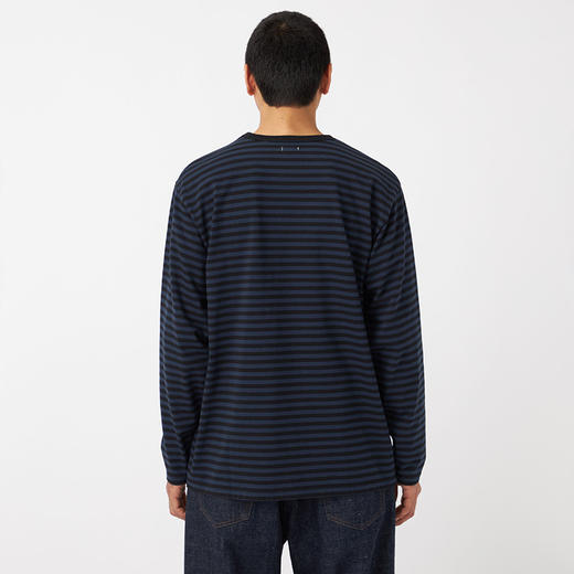 nanamica COOLMAX Stripe Jersey L/S 男女款透气干爽条纹长袖T恤 商品图1