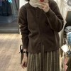 重磅渠道   和纸纱开衫  美拉德配色  万能百搭针织开衫  韩系率性老钱文艺风 商品缩略图0