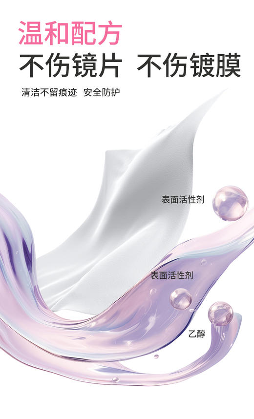 【泰迪熊联名款】涤小萌眼镜防雾清洁片3秒去雾·72小时防雾·一擦即净·随身隐形护理，告别模糊视界 商品图5