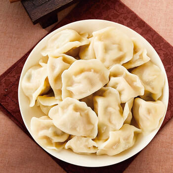 三全灌汤猪肉香菇水饺1kg约54只饺子速冻食品早餐蒸饺煎饺 商品图6