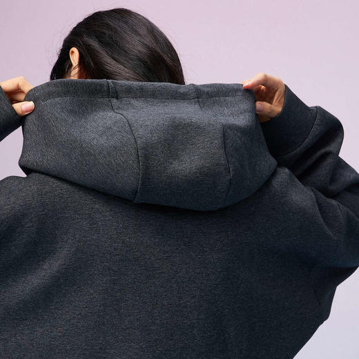 NPC潮牌撞钉双头拉链空气层连帽卫衣男宽松落肩秋季上新NP57ST52 商品图2