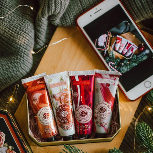 【买1盒送1盒 到手8支】玫莉蔻全套护手霜礼盒套装 滋润补水保湿玫瑰护手霜教师朋友闺蜜伴手礼 商品图7