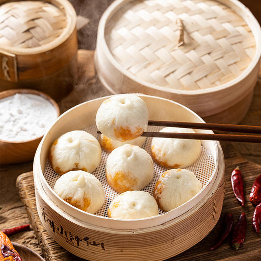 【到手12包】市井小神仙 黑猪肉手工老面小笼包 火锅风味 肉鲜味香 松软筋道 125g*12包 商品图5