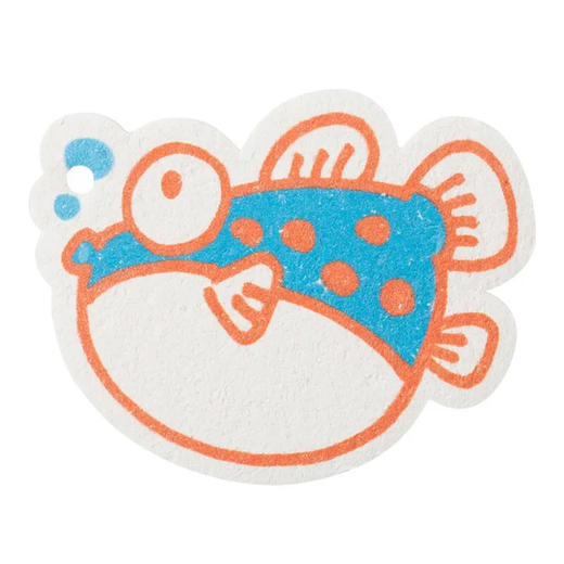 【超市】霜山新款膨胀木浆棉海绵  鱼鱼 商品图0