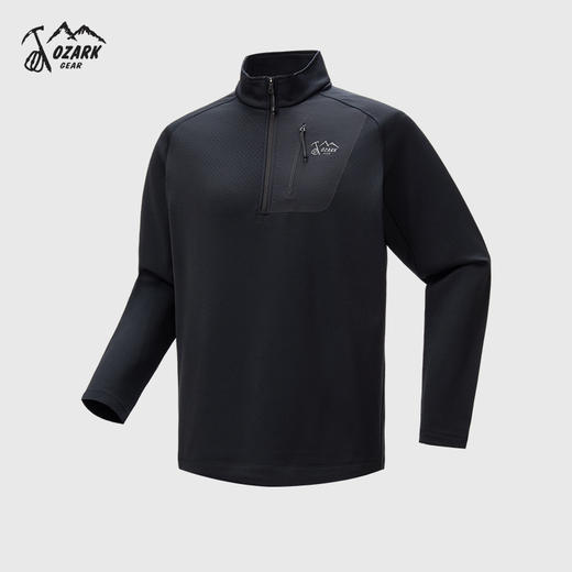 OZARK奥索卡男款半拉链速干长袖T恤25年款OAGMT532106 商品图2