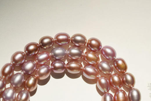 砚宝3年经典｜金属香芋色珍珠项链 商品图6