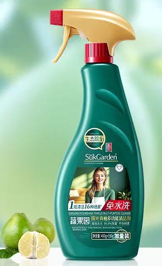 蔬果园阳光青柚多功能清洁剂600g 商品图0