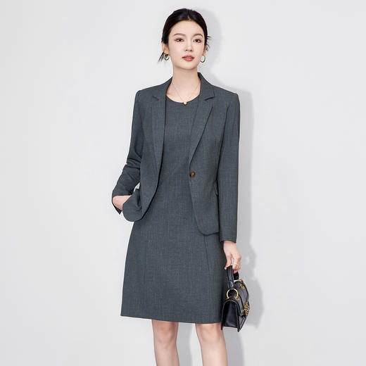 「高货wl」全新升级【铂金会员349/天猫469/差价120】(02543)洛诗琳优雅知性通勤西装2025秋季新款轻奢高级感外套女 商品图0