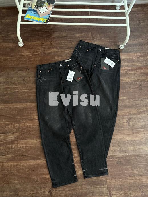 25新款福神男士洗水海鸥刺绣弯刀时尚牛仔裤长裤 商品图2