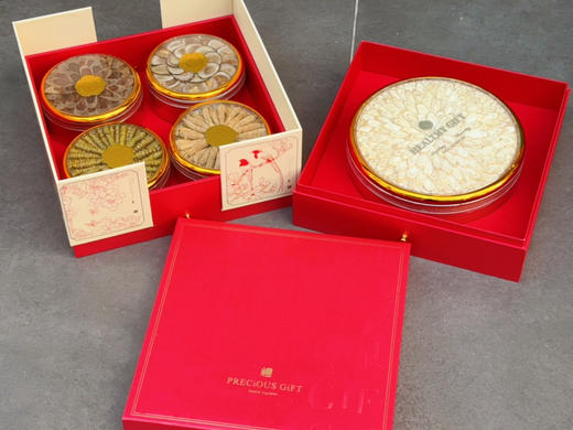 繁花似锦五拼双层礼盒（花旗参款） 商品图1