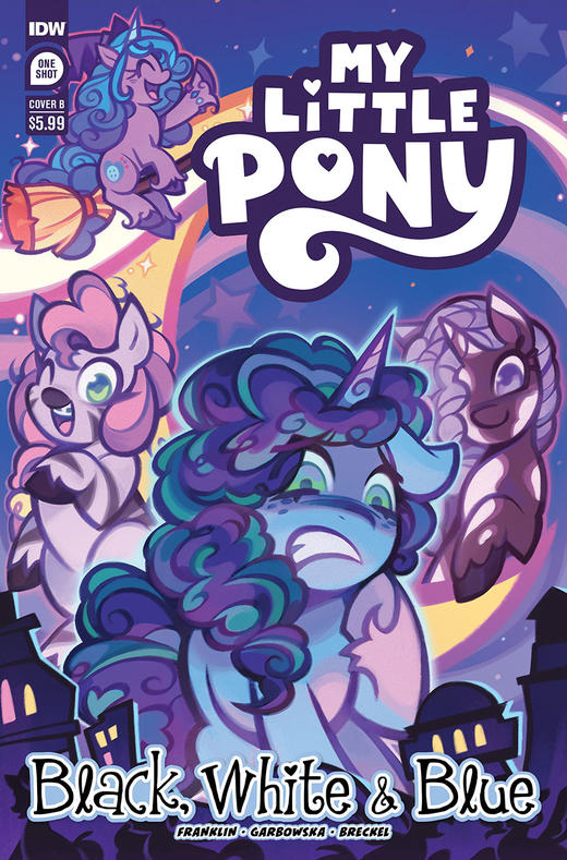 小马宝莉：黑，白与蓝My Little Pony: Black, White & Blue 商品图1