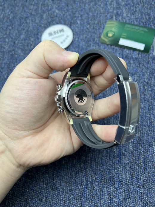 劳力士宇宙计型 VS迪通拿4131配重版 VS迪通拿黑胶迪4131 VS新款包边迪通拿黑盘 配重版 男士腕表 丹东4131机 商品图5