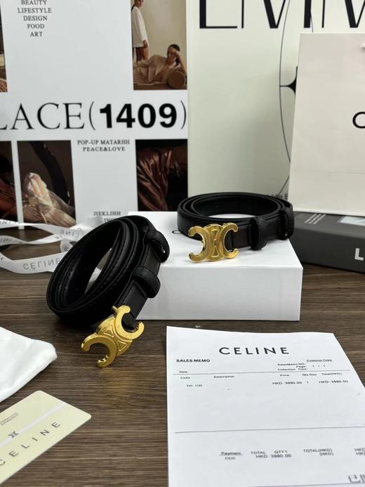 全套包装，CELIN 赛琳女士凯旋门腰带 | 一眼心动，复古与高级感完美融合 商品图1