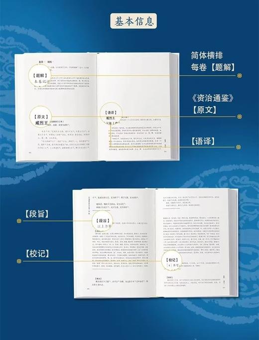 重磅推荐！！！《资治通鉴全本全注全译》（全24册），平装，北宋 司马光等著，张大可、韩兆琦等注译，浙江人民出版社2024年9月一版一印，定价1980，售价799元。 商品图14