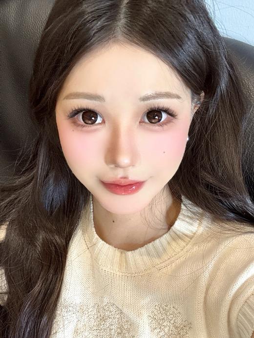 hanawink半年抛  奥利奥/栗子卷/芝士卷/布偶童话 14.5mm 着色14.2  黑/棕 商品图0