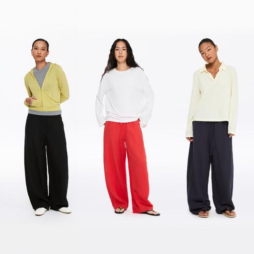 oneup天丝亚麻灯笼阔腿长裤 商品图4