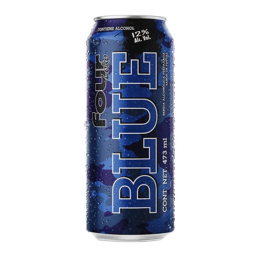 【超市】四洛克蓝果莓味鸡尾酒473ml 商品图0