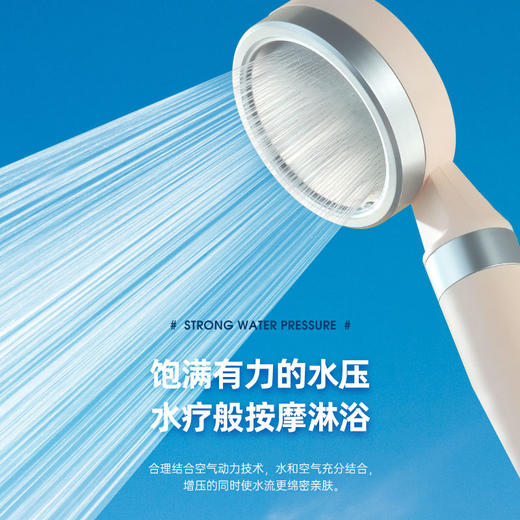 【含13个滤芯】洛屋增压除菌过滤花洒M6套装 商品图2