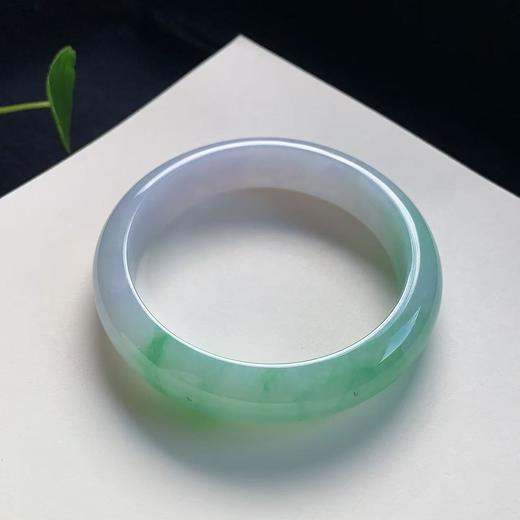 高货翠绿翡翠手镯 传家宝温润圆满中式翡翠手镯49625031813H（一口价） 商品图2