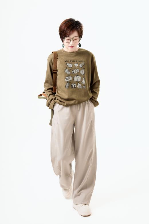 松紧腰休闲卫裤 商品图0