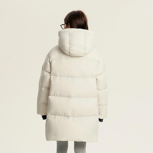 笛莎Deesha青少年女童羽绒服2025冬季女童连帽长款羽绒服 商品图4