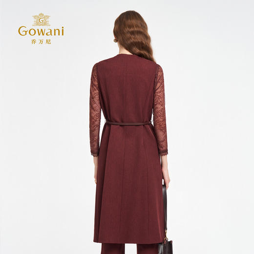 乔万尼2025秋新品通勤H型立体修身剪裁自带气场马甲ED3H219 商品图4