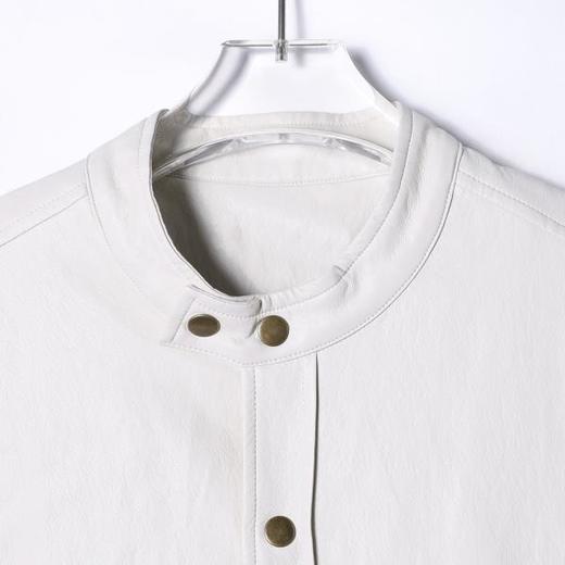 24F140SDSA男士秋冬新款痞帅男装休闲百搭纯色按扣圆领夹克简约百搭时尚 商品图2