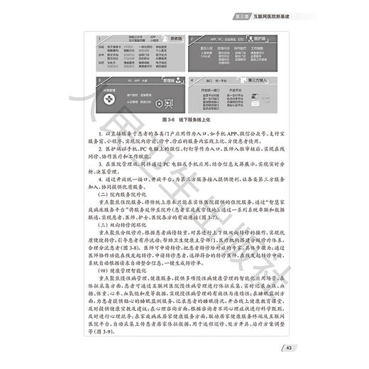 互联网医院管理理论与实践 黄守勤 内容包括互联网医院概论互联网医院规划建设线上门诊住院服务内容及流程优化设计人民卫生出版社 商品图4