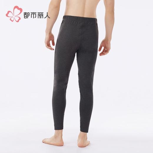 都市丽人打底裤男士保暖裤云彩绒单层打底裤中九分裤男裤FLH4A9 商品图3
