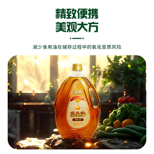 海天压榨一级花生油5L水滴壶 商品图4