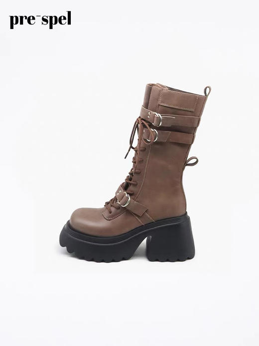 漫画腿绑带马丁靴 商品图3