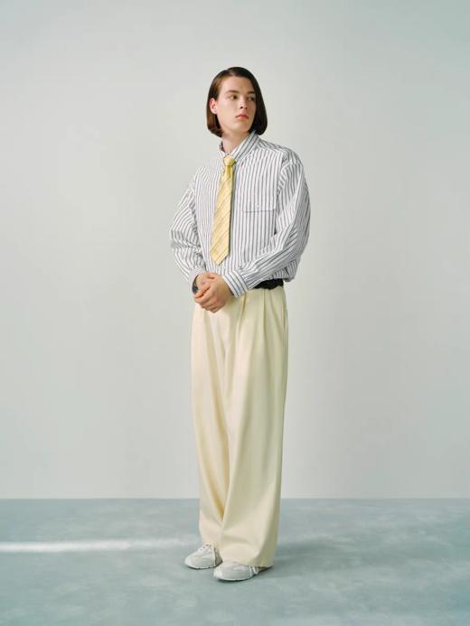 Evistub/E-5CCS008/日本高支全棉双条纹衬衫 商品图1