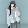 【90白鹅绒】三彩2025冬季新款卫衣式潮流羽绒服短款连帽保暖M 商品缩略图2