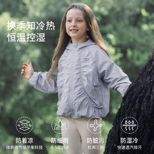 【宝宝服饰】嫚熙童装儿童外套女童秋季连帽夹克女宝风衣 商品图2