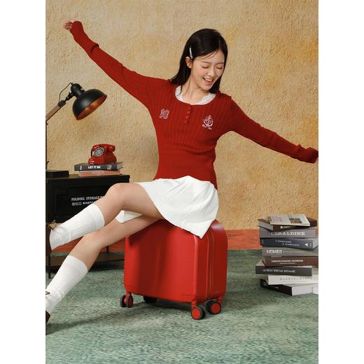 新派学院拼接蕾丝套头毛衣-纪念日百货门店同款164945174 商品图1